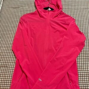 Pink wind breaker style jacket